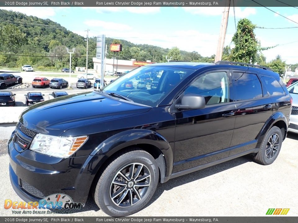 2018 Dodge Journey SE Pitch Black / Black Photo #1