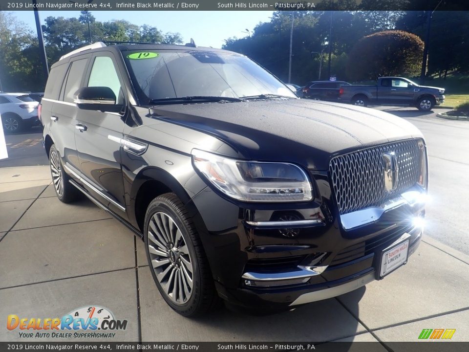 2019 Lincoln Navigator Reserve 4x4 Infinite Black Metallic / Ebony Photo #7