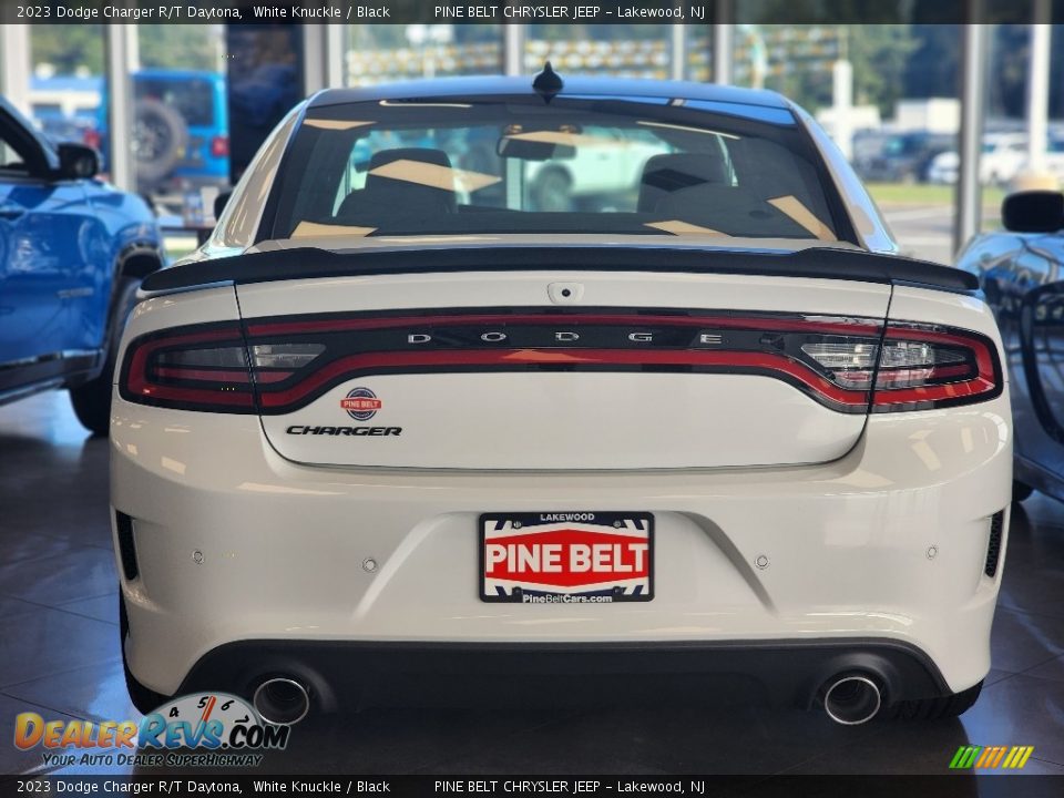2023 Dodge Charger R/T Daytona White Knuckle / Black Photo #14