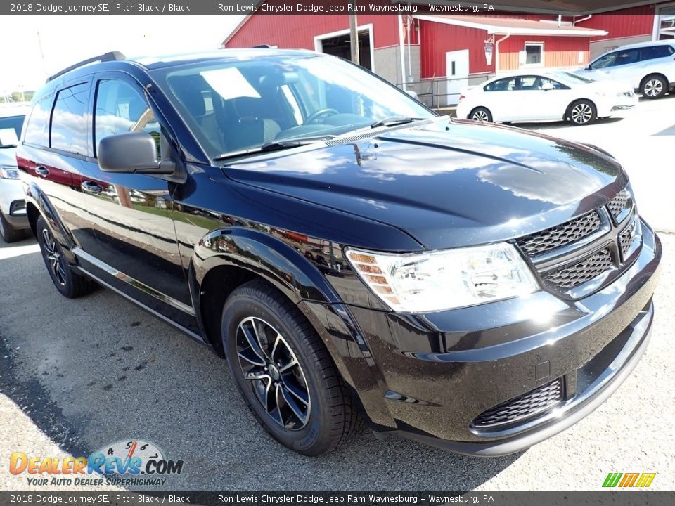 2018 Dodge Journey SE Pitch Black / Black Photo #4