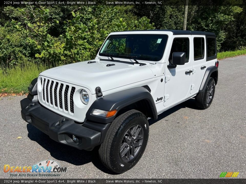 2024 Jeep Wrangler 4-Door Sport S 4x4 Bright White / Black Photo #2