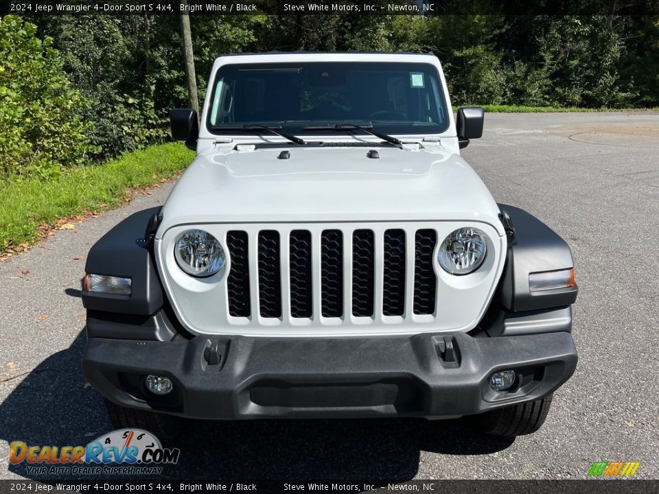 2024 Jeep Wrangler 4-Door Sport S 4x4 Bright White / Black Photo #3