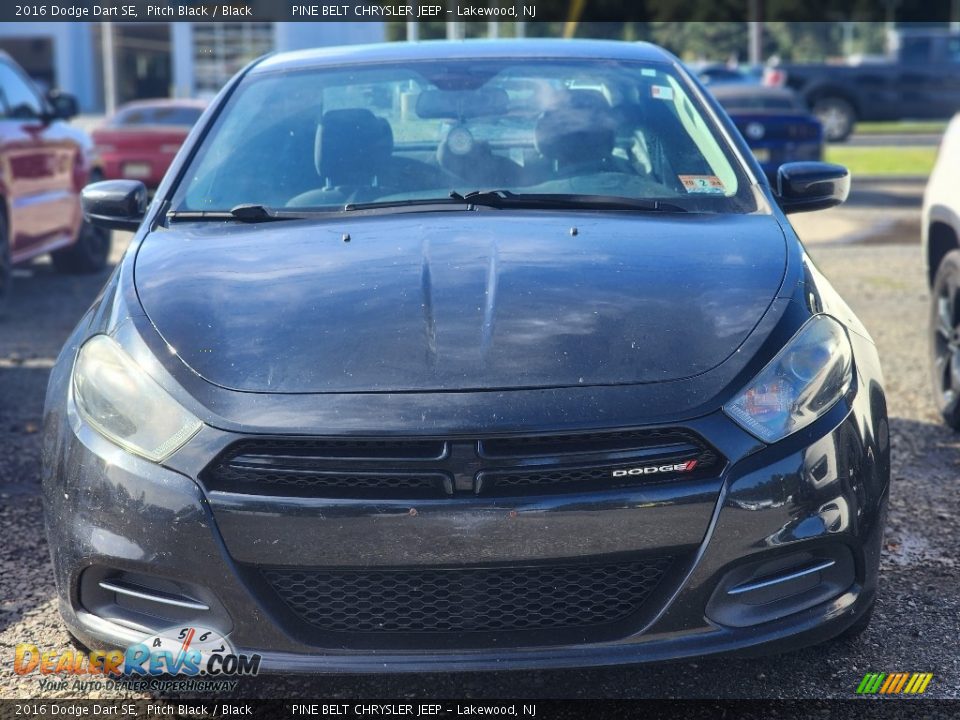 2016 Dodge Dart SE Pitch Black / Black Photo #2