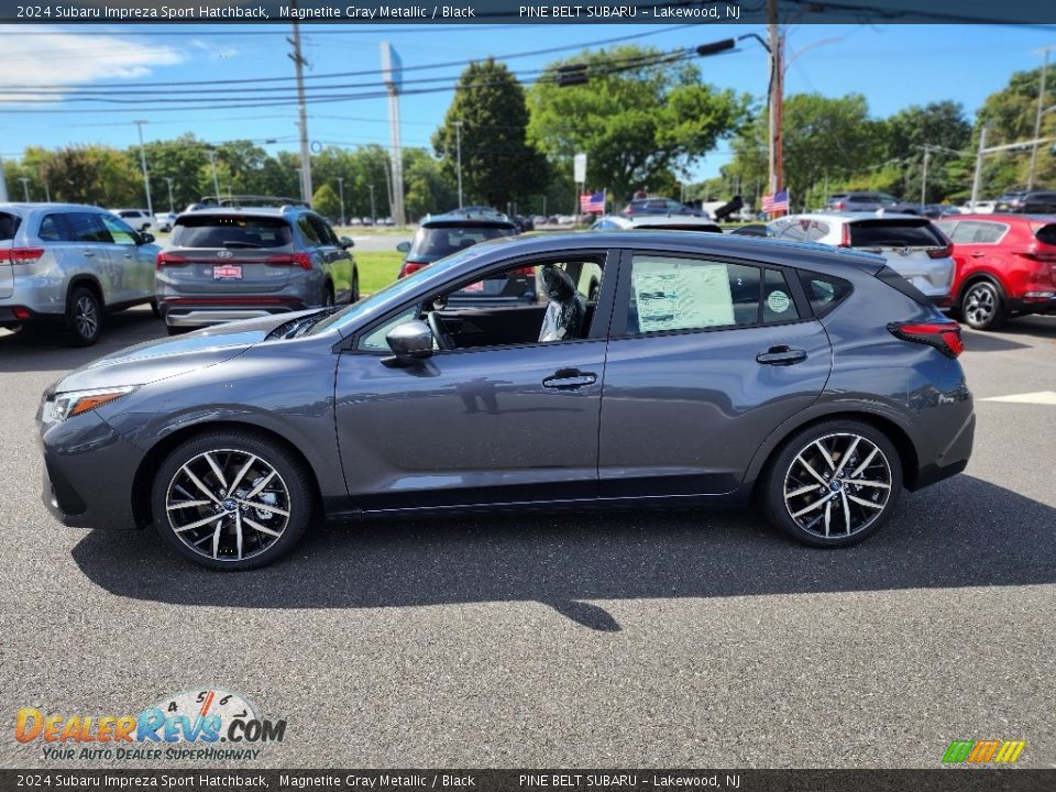 2024 Subaru Impreza Sport Hatchback Magnetite Gray Metallic / Black Photo #3