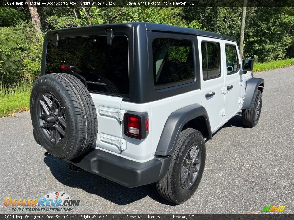 2024 Jeep Wrangler 4-Door Sport S 4x4 Bright White / Black Photo #6