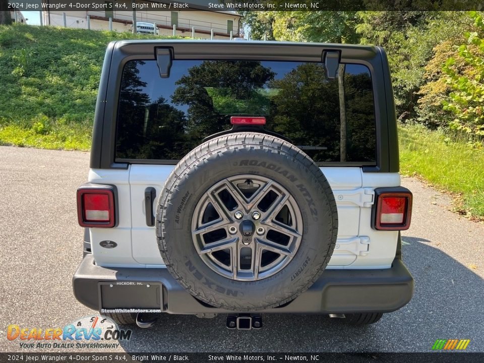 2024 Jeep Wrangler 4-Door Sport S 4x4 Bright White / Black Photo #7