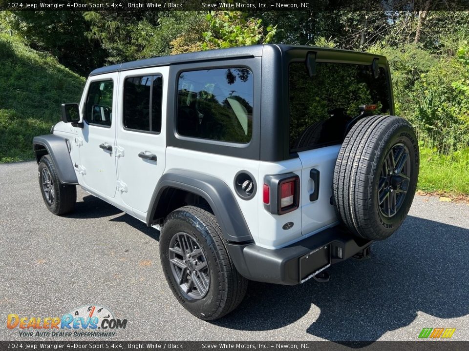 2024 Jeep Wrangler 4-Door Sport S 4x4 Bright White / Black Photo #8