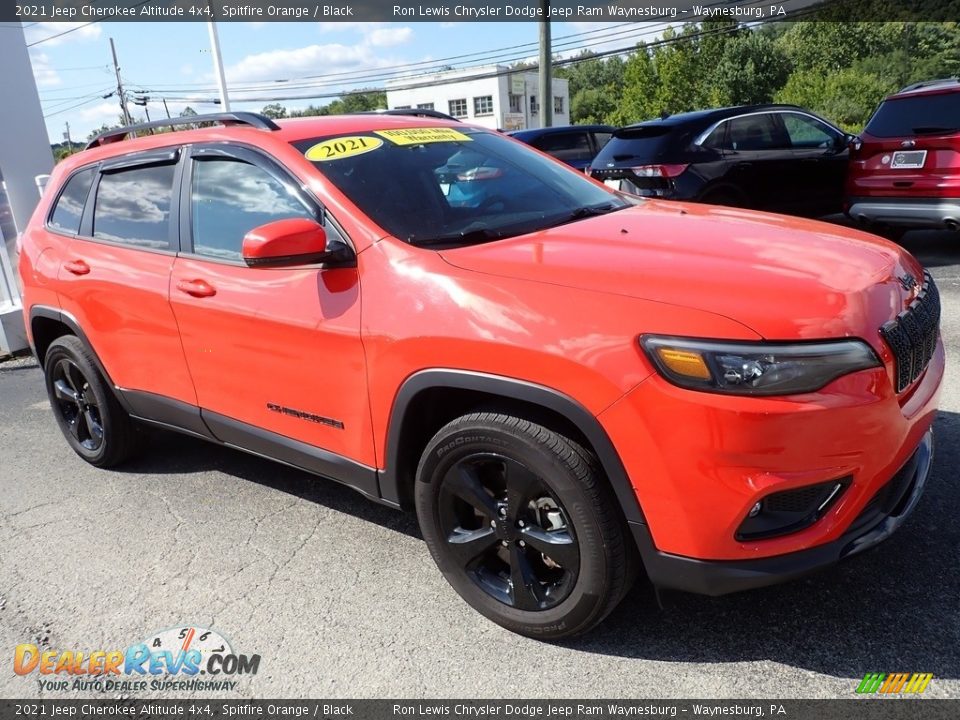 Spitfire Orange 2021 Jeep Cherokee Altitude 4x4 Photo #8