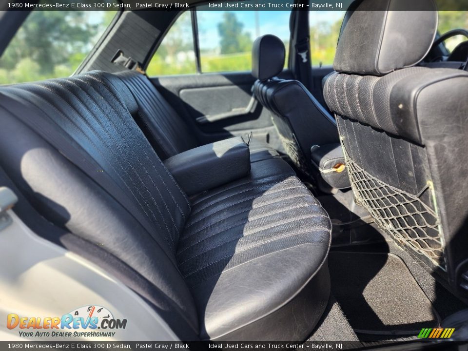 Rear Seat of 1980 Mercedes-Benz E Class 300 D Sedan Photo #13