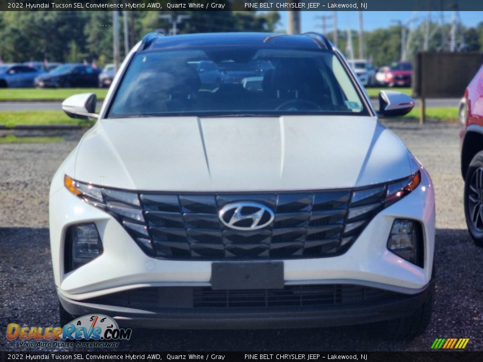 2022 Hyundai Tucson SEL Convienience Hybrid AWD Quartz White / Gray Photo #2