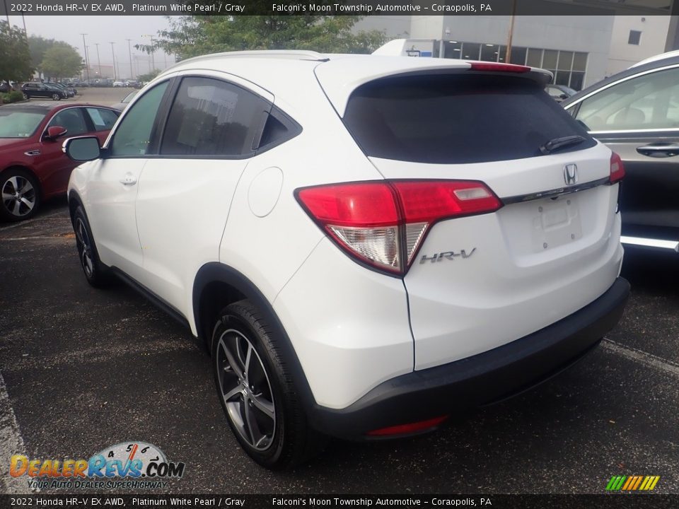2022 Honda HR-V EX AWD Platinum White Pearl / Gray Photo #2