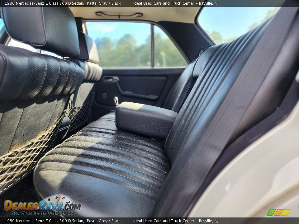 Rear Seat of 1980 Mercedes-Benz E Class 300 D Sedan Photo #22