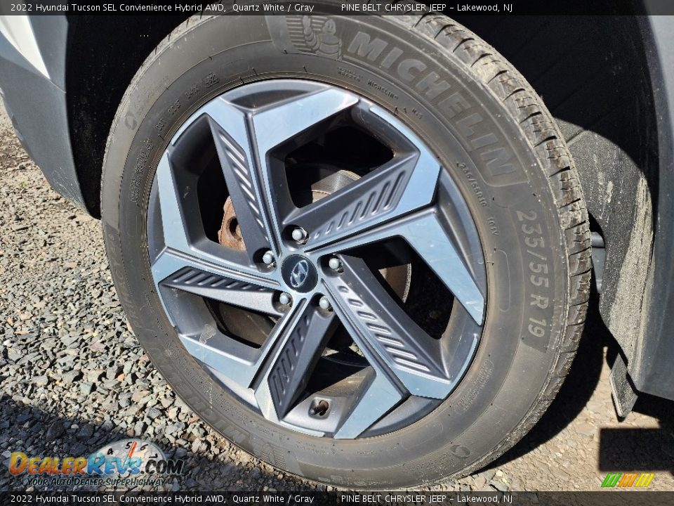 2022 Hyundai Tucson SEL Convienience Hybrid AWD Quartz White / Gray Photo #5