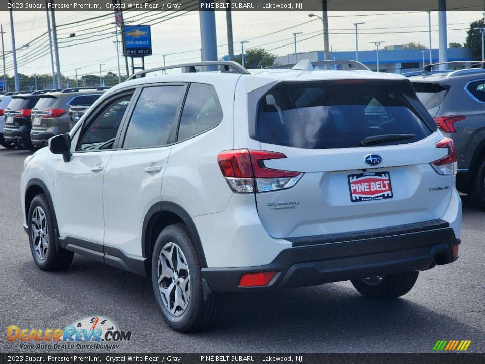 2023 Subaru Forester Premium Crystal White Pearl / Gray Photo #4