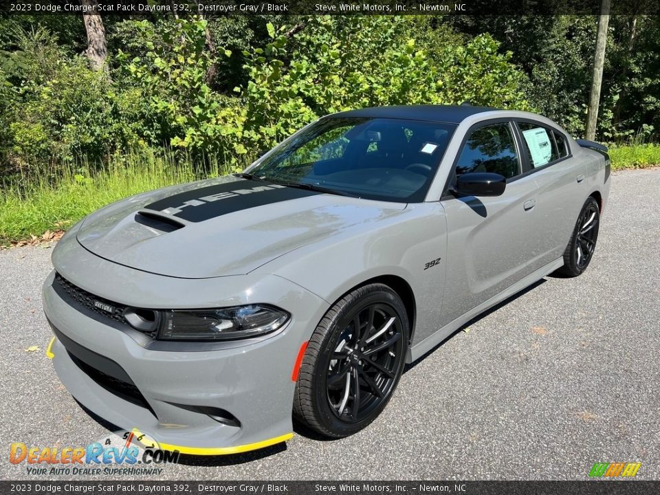 2023 Dodge Charger Scat Pack Daytona 392 Destroyer Gray / Black Photo #2