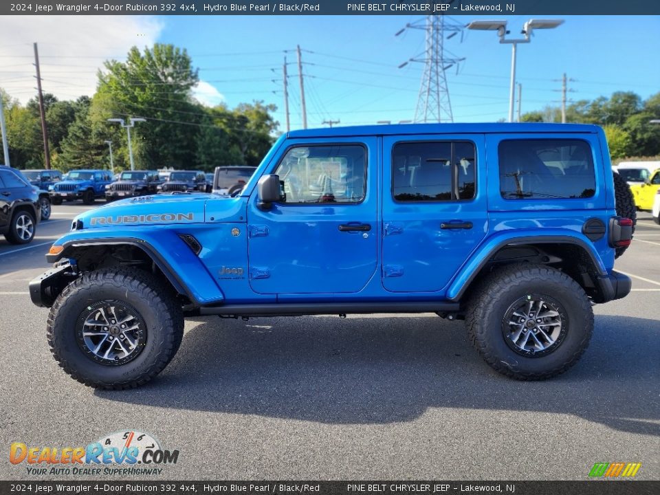 Hydro Blue Pearl 2024 Jeep Wrangler 4-Door Rubicon 392 4x4 Photo #3