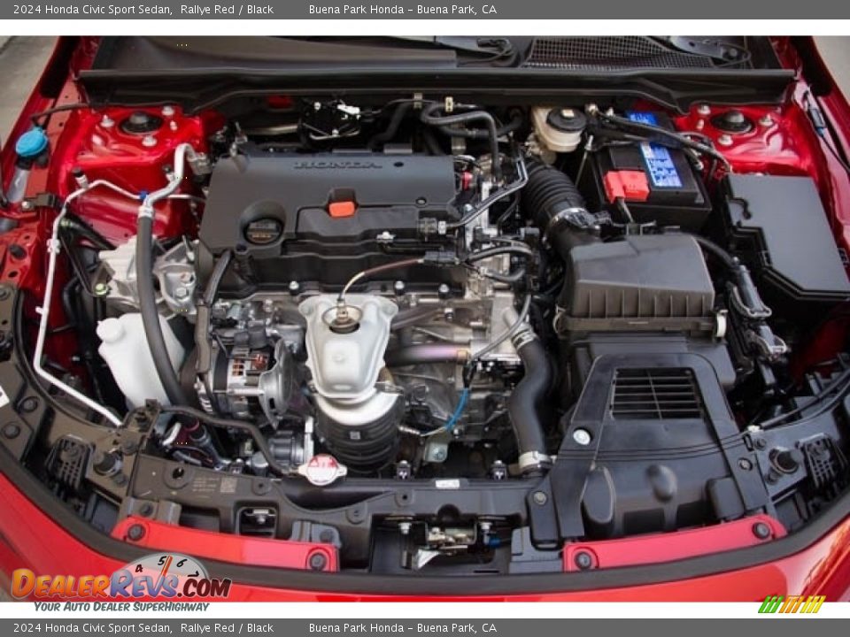 2024 Honda Civic Sport Sedan 2.0 Liter DOHC 16-Valve i-VTEC 4 Cylinder Engine Photo #9
