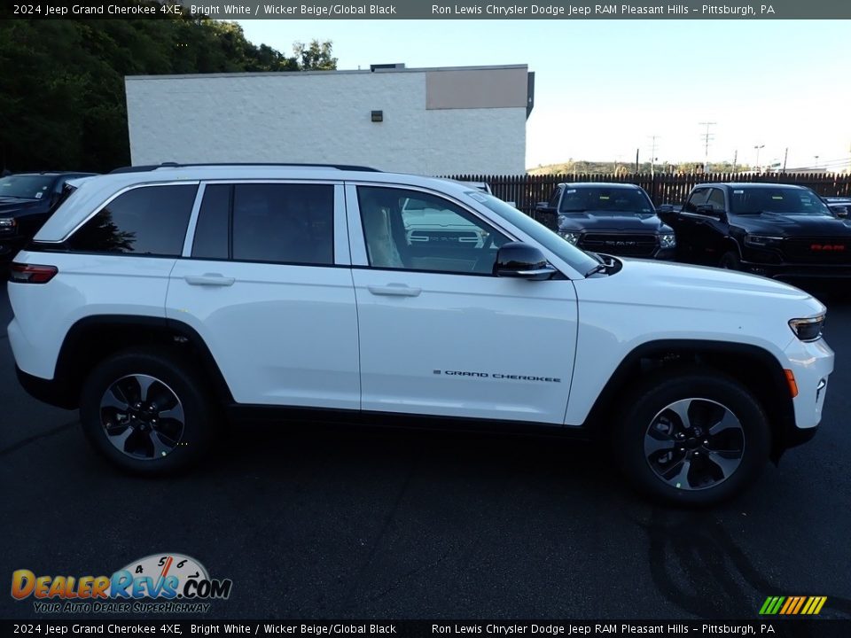 Bright White 2024 Jeep Grand Cherokee 4XE Photo #7