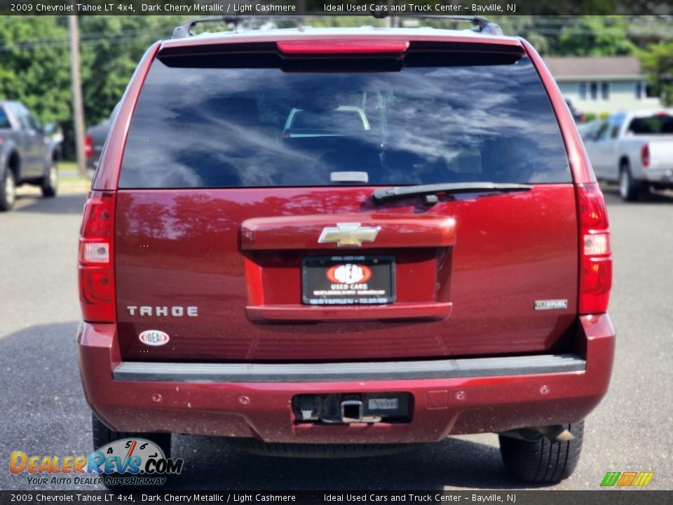 2009 Chevrolet Tahoe LT 4x4 Dark Cherry Metallic / Light Cashmere Photo #4