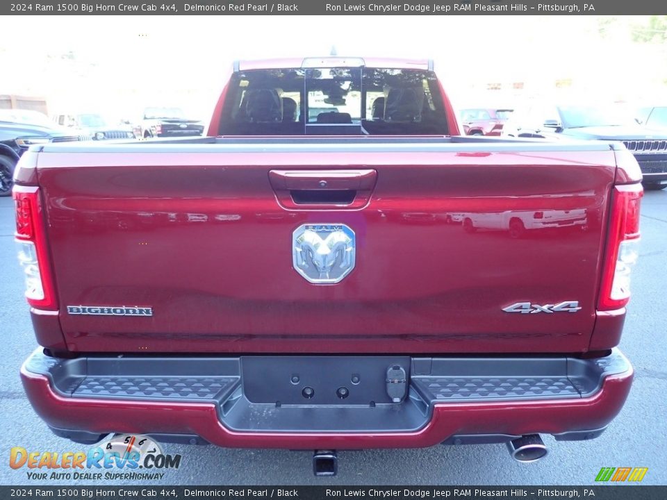 2024 Ram 1500 Big Horn Crew Cab 4x4 Delmonico Red Pearl / Black Photo #4