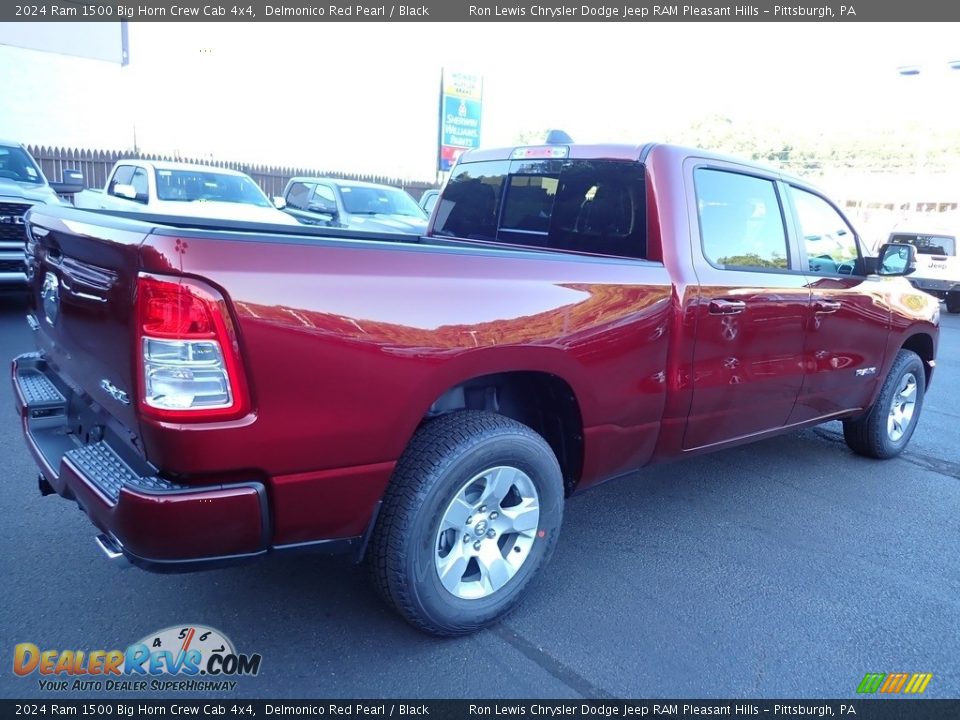 2024 Ram 1500 Big Horn Crew Cab 4x4 Delmonico Red Pearl / Black Photo #6