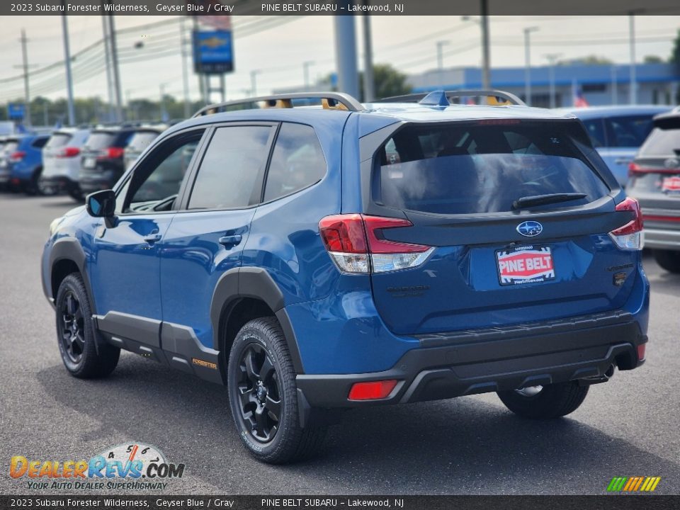 2023 Subaru Forester Wilderness Geyser Blue / Gray Photo #4