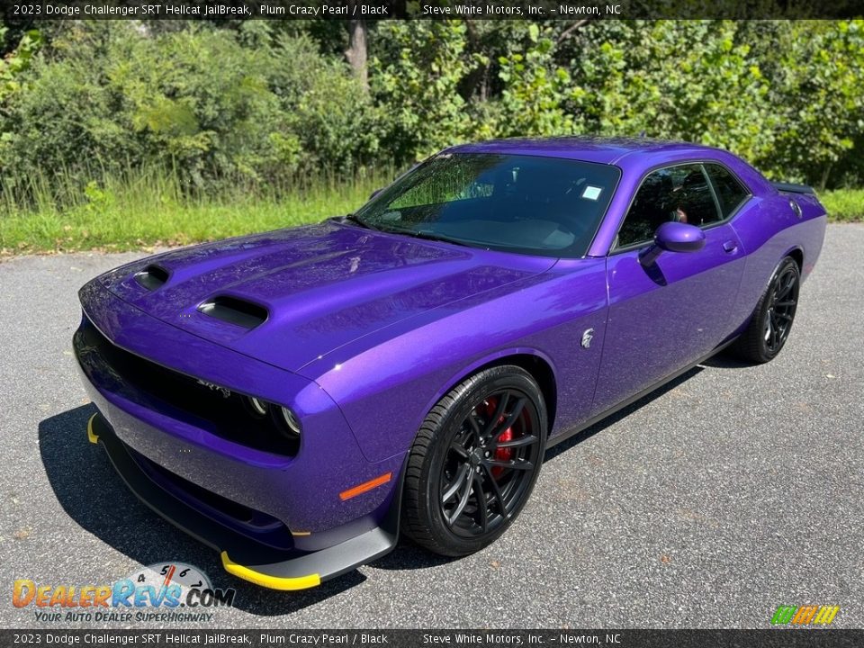 2023 Dodge Challenger SRT Hellcat JailBreak Plum Crazy Pearl / Black Photo #2