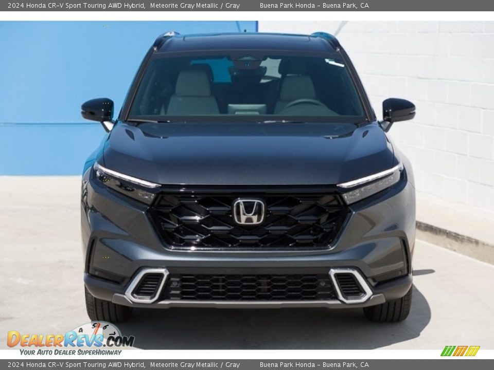 2024 Honda CR-V Sport Touring AWD Hybrid Meteorite Gray Metallic / Gray Photo #3