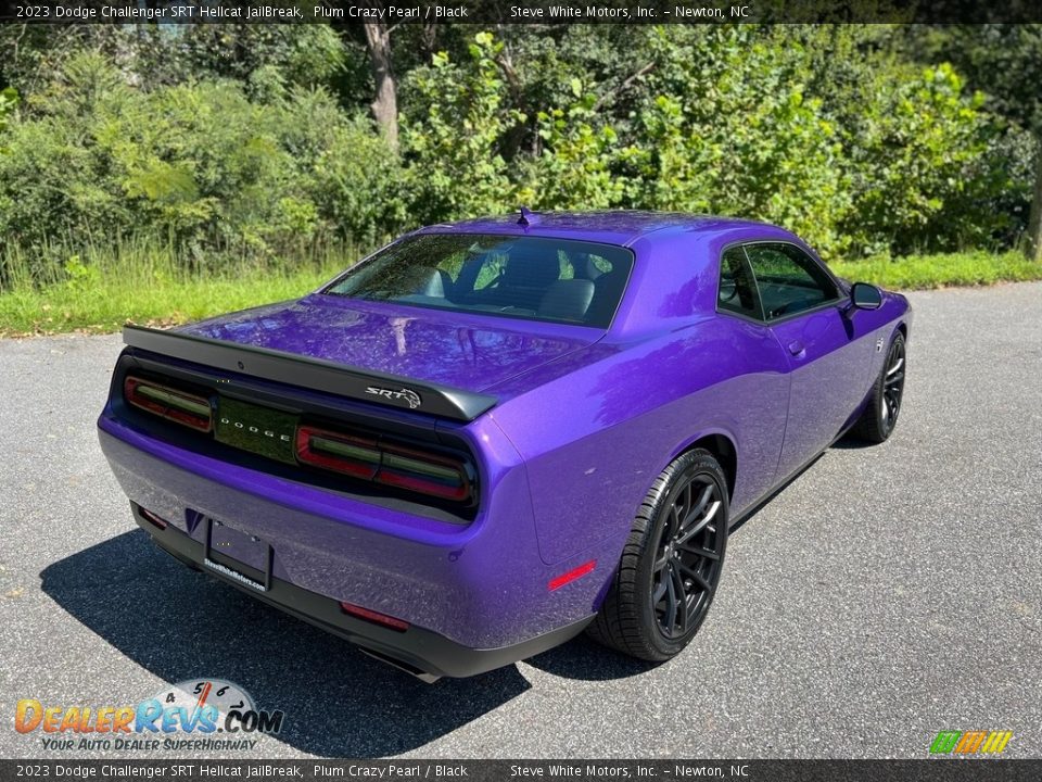 2023 Dodge Challenger SRT Hellcat JailBreak Plum Crazy Pearl / Black Photo #6