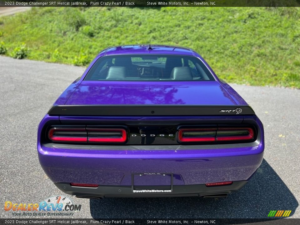 2023 Dodge Challenger SRT Hellcat JailBreak Plum Crazy Pearl / Black Photo #7