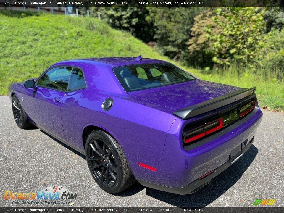 2023 Dodge Challenger SRT Hellcat JailBreak Plum Crazy Pearl / Black Photo #8