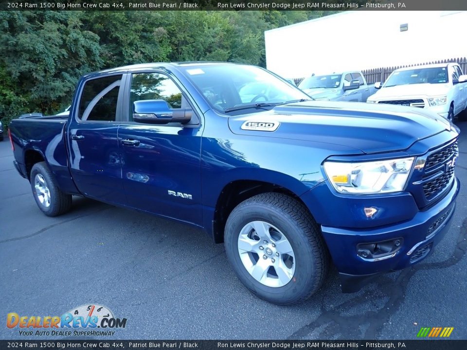 2024 Ram 1500 Big Horn Crew Cab 4x4 Patriot Blue Pearl / Black Photo #8