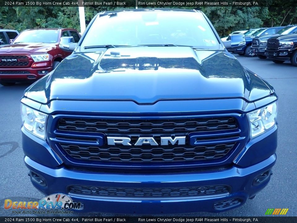 2024 Ram 1500 Big Horn Crew Cab 4x4 Patriot Blue Pearl / Black Photo #9