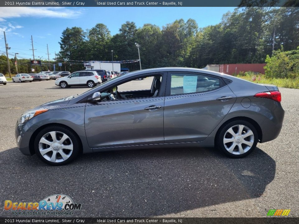 2013 Hyundai Elantra Limited Silver / Gray Photo #7