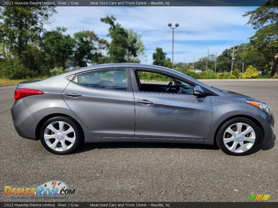 2013 Hyundai Elantra Limited Silver / Gray Photo #8