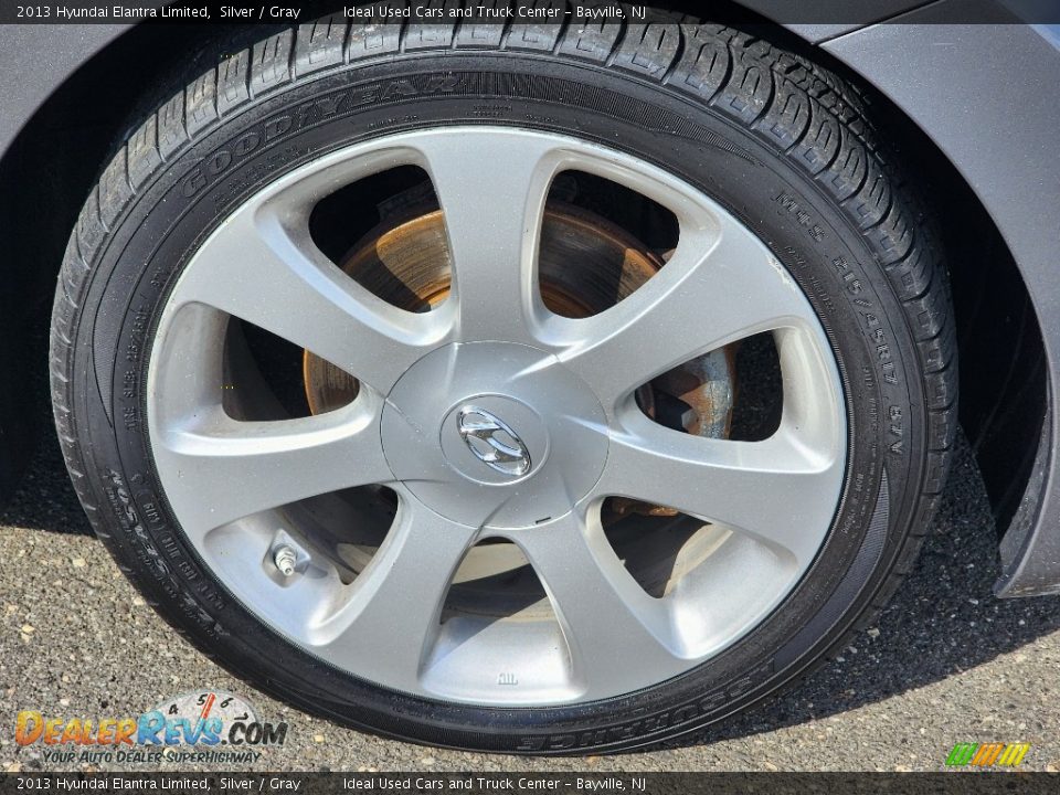 2013 Hyundai Elantra Limited Silver / Gray Photo #9