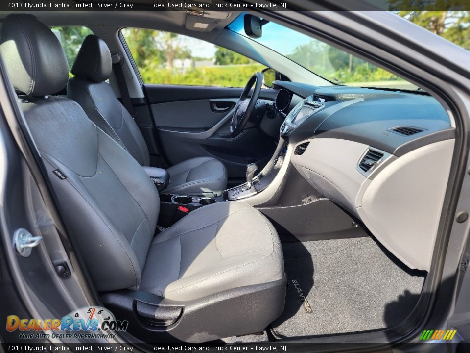 2013 Hyundai Elantra Limited Silver / Gray Photo #11