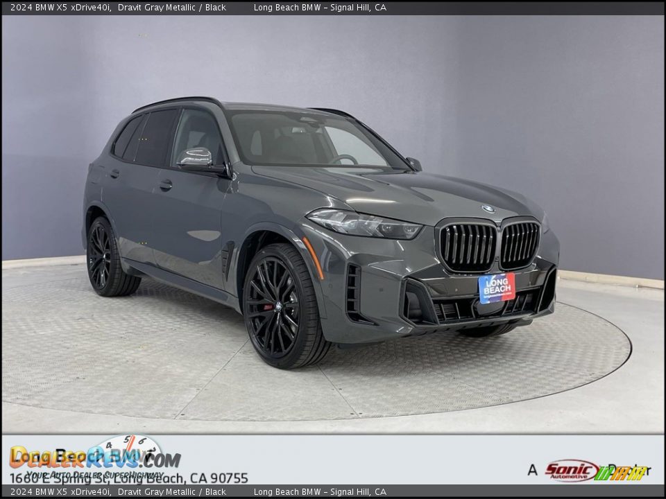 2024 BMW X5 xDrive40i Dravit Gray Metallic / Black Photo #1