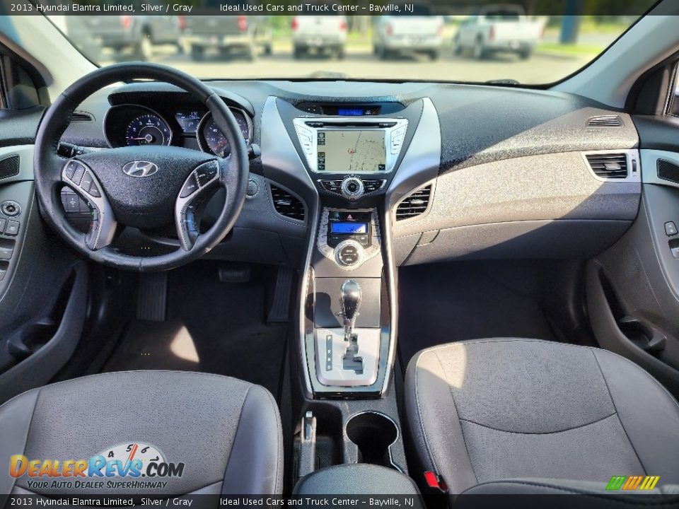 2013 Hyundai Elantra Limited Silver / Gray Photo #15