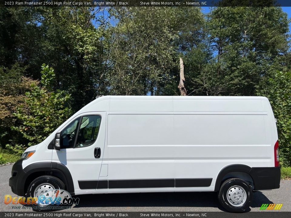 2023 Ram ProMaster 2500 High Roof Cargo Van Bright White / Black Photo #1