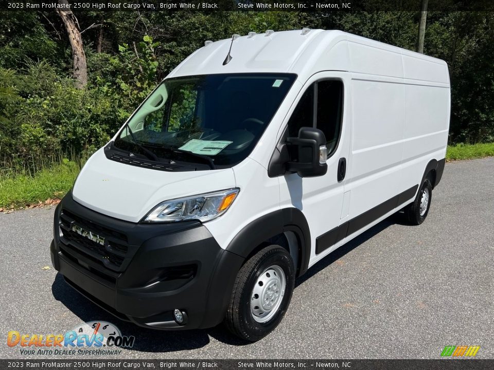 2023 Ram ProMaster 2500 High Roof Cargo Van Bright White / Black Photo #2