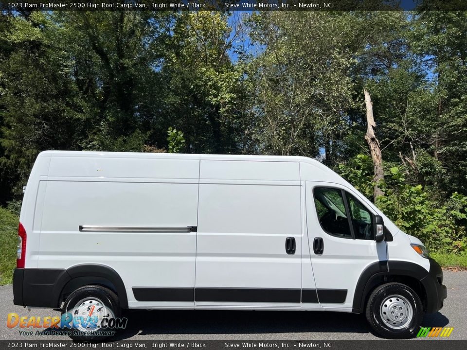 2023 Ram ProMaster 2500 High Roof Cargo Van Bright White / Black Photo #5