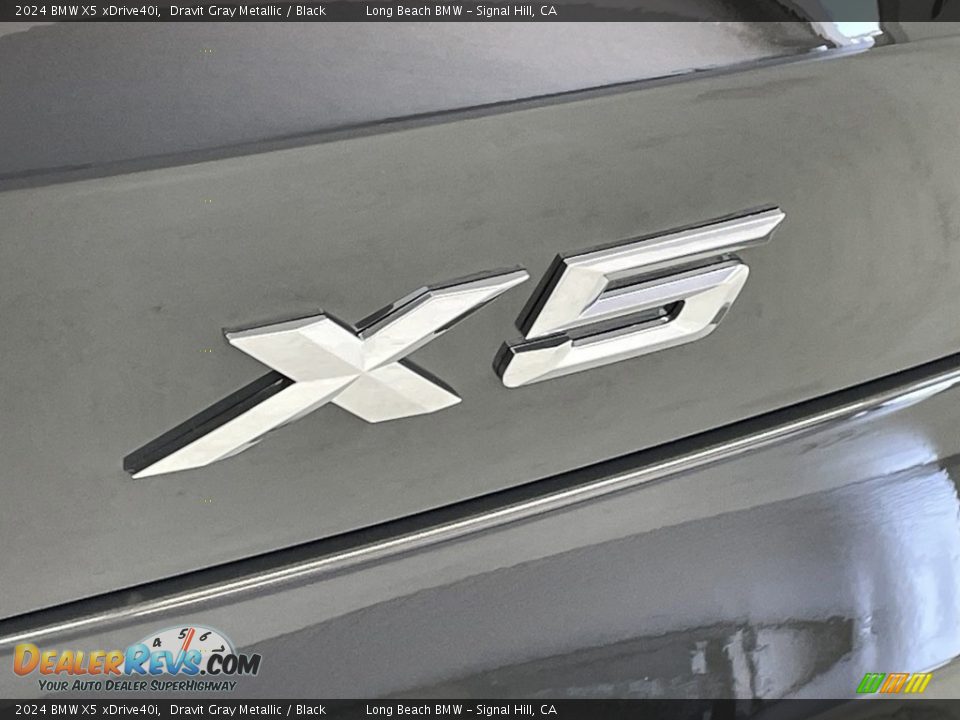 2024 BMW X5 xDrive40i Dravit Gray Metallic / Black Photo #8