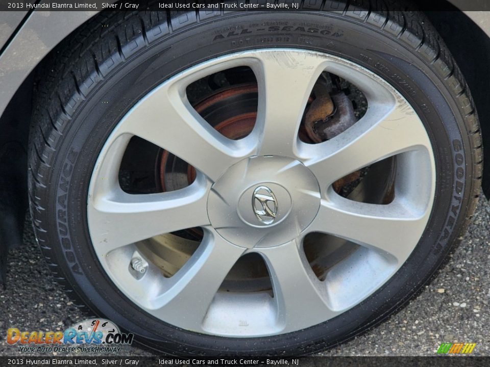 2013 Hyundai Elantra Limited Silver / Gray Photo #21
