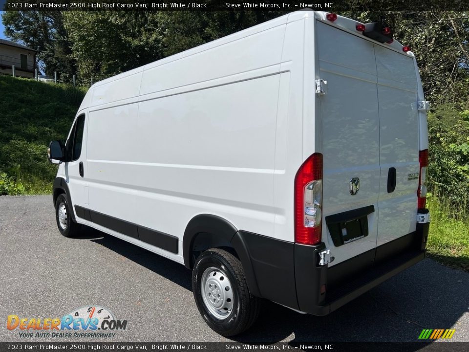 2023 Ram ProMaster 2500 High Roof Cargo Van Bright White / Black Photo #8