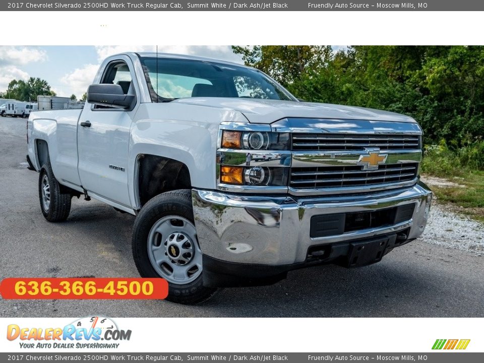 2017 Chevrolet Silverado 2500HD Work Truck Regular Cab Summit White / Dark Ash/Jet Black Photo #1