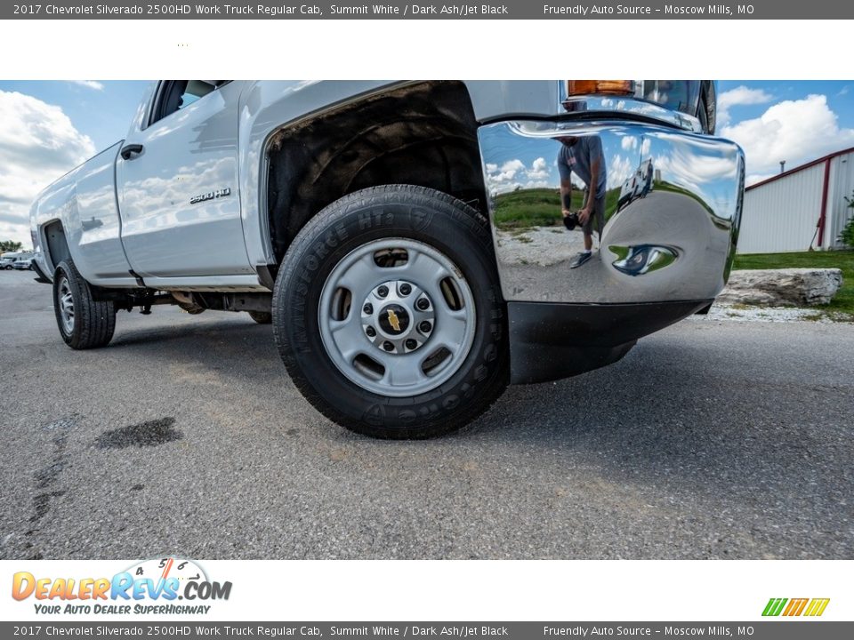 2017 Chevrolet Silverado 2500HD Work Truck Regular Cab Summit White / Dark Ash/Jet Black Photo #9