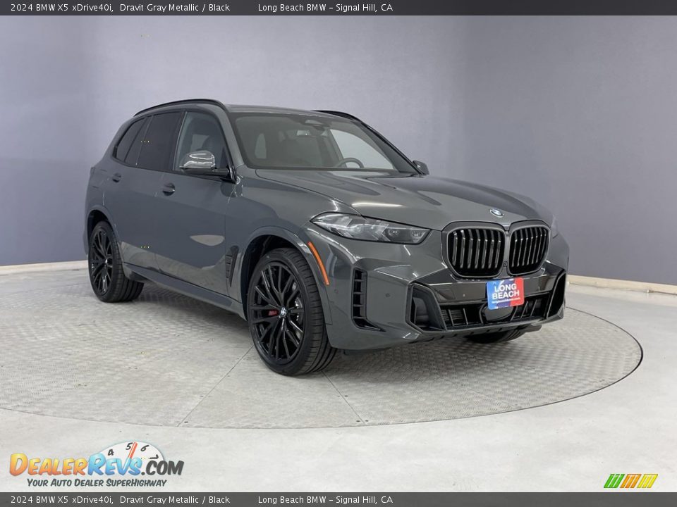 2024 BMW X5 xDrive40i Dravit Gray Metallic / Black Photo #27