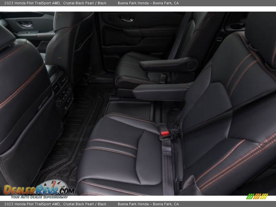 Rear Seat of 2023 Honda Pilot TrailSport AWD Photo #15