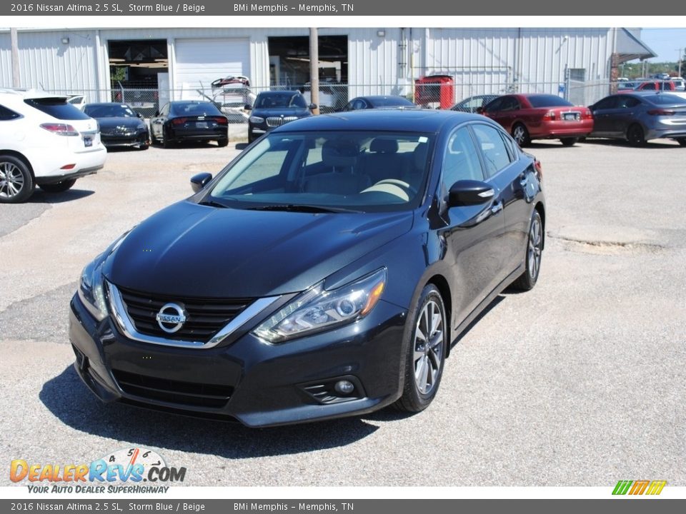 2016 Nissan Altima 2.5 SL Storm Blue / Beige Photo #1